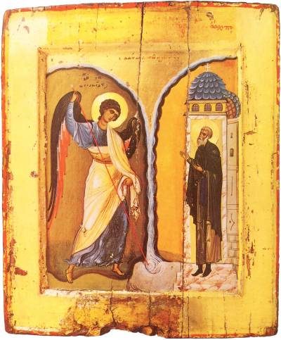 Miracle of the Archangel Michael at Chonae, XII century, Monastery of Saint Catherine, Sinai
